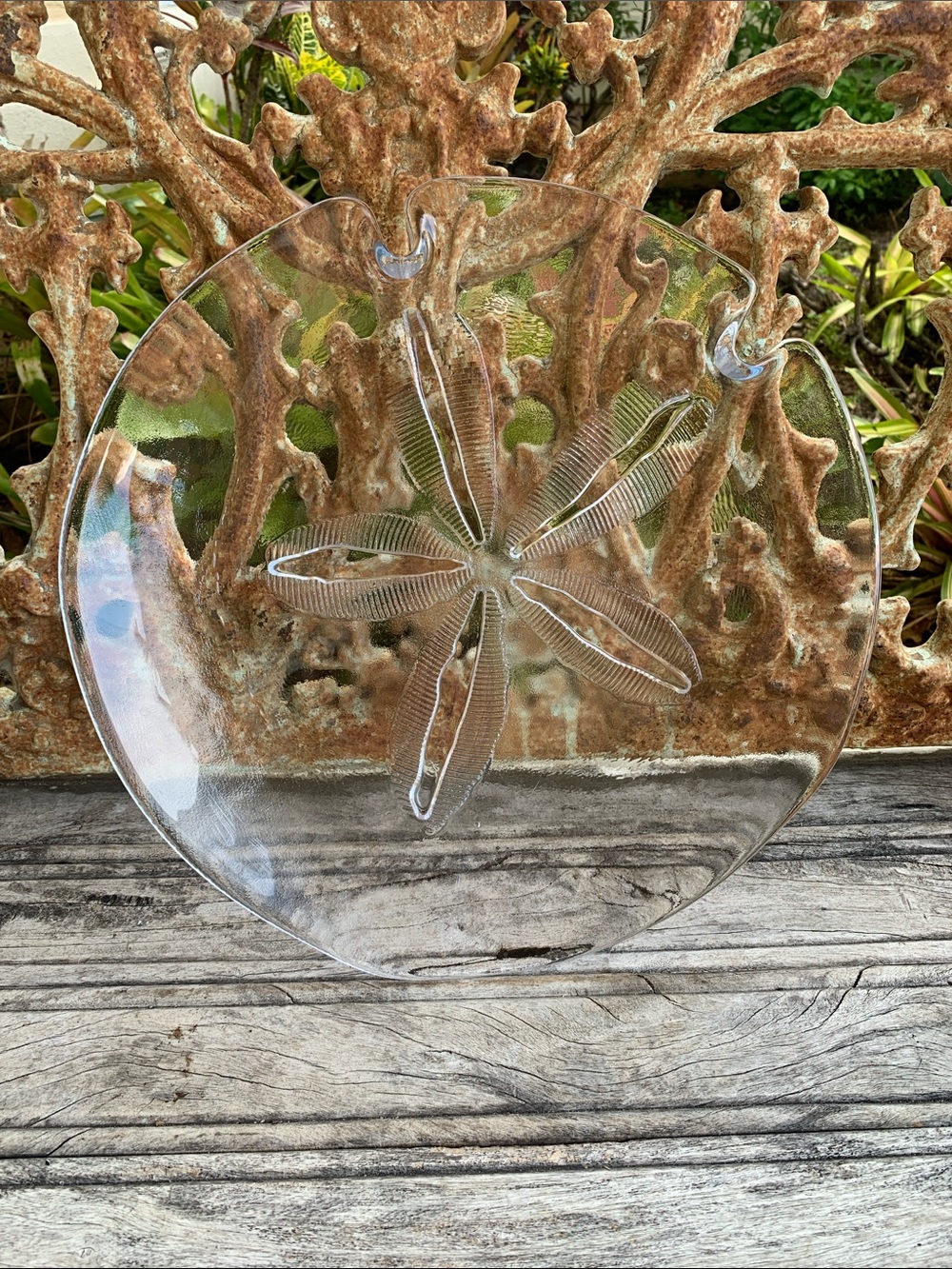 Collectible Simon Pearce Sand Dollar Platter